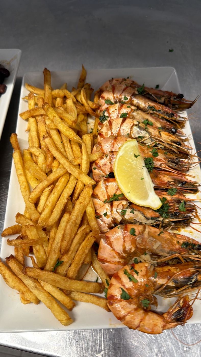 Crevettes à l'ail